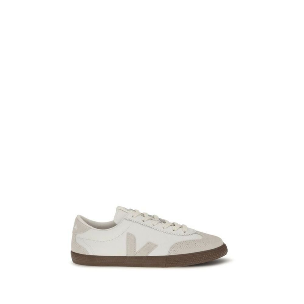 Veja White Calf Leather Bos Taurus Women's Sneakers